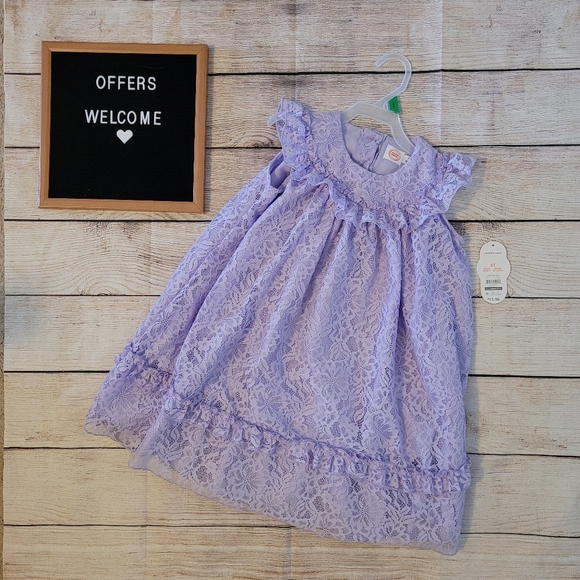 NWT Girls Spring Dress Purple ✨️ - Picture 2 of 16